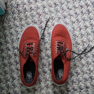 Rusty Orange Vans Sneakers